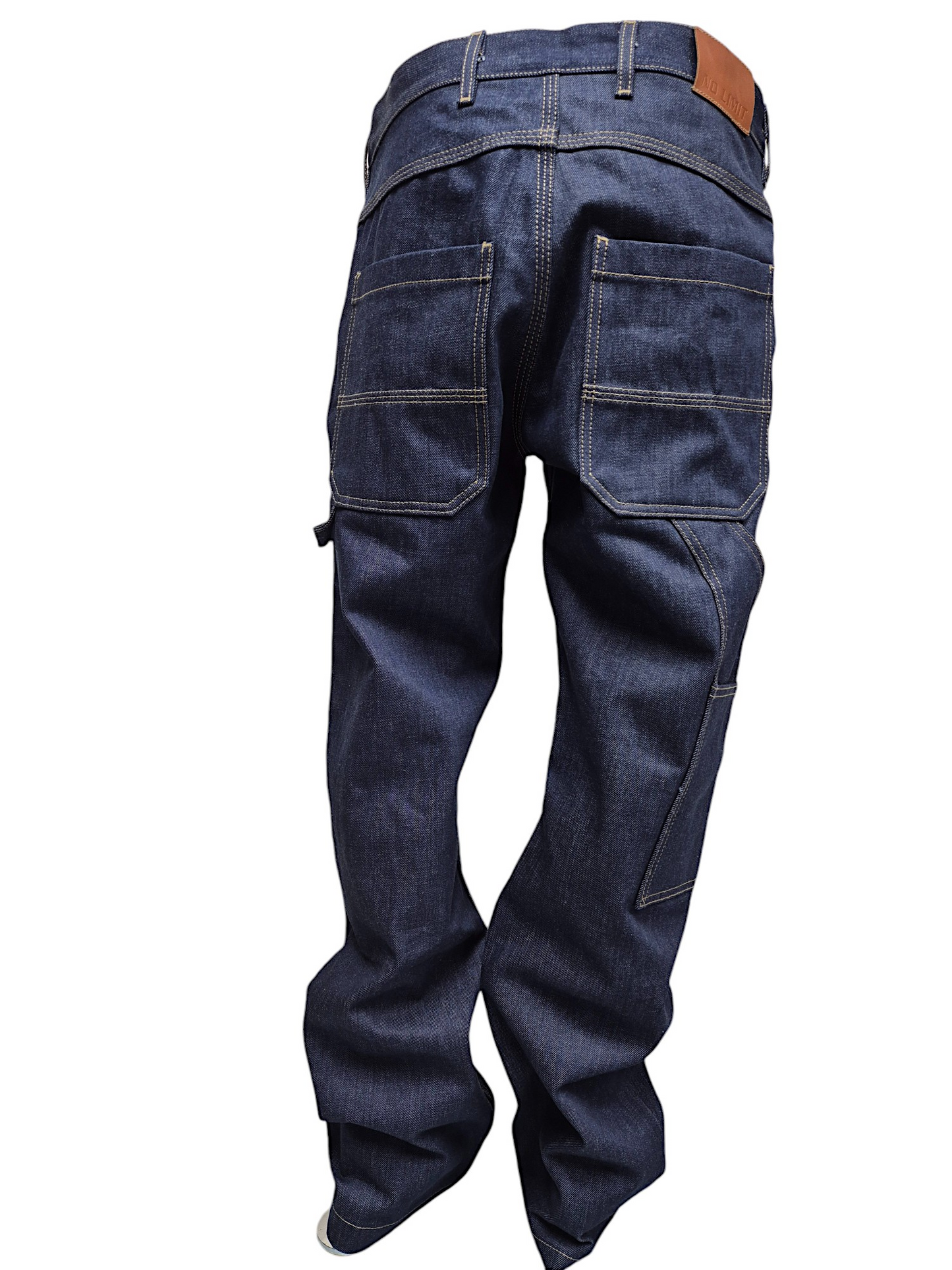 Indigo Blou Boot Cut Been Carpenter Workwear Jeans - 106