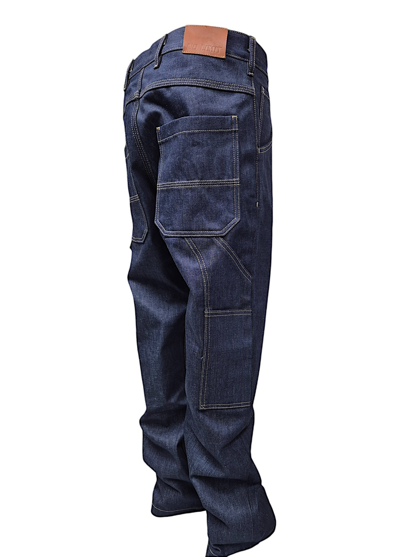 Indigo Blou Boot Cut Been Carpenter Workwear Jeans - 106