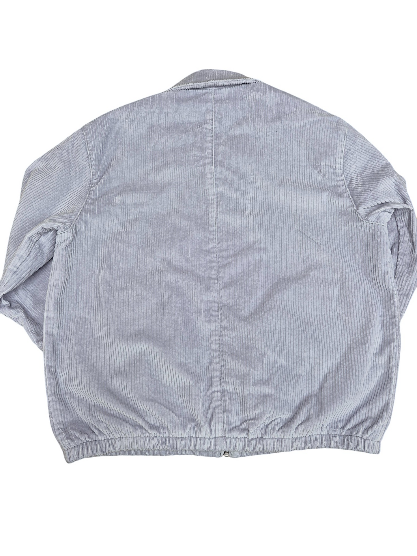 Sky blue Jumbo Cord Blouson Bomber Jacket