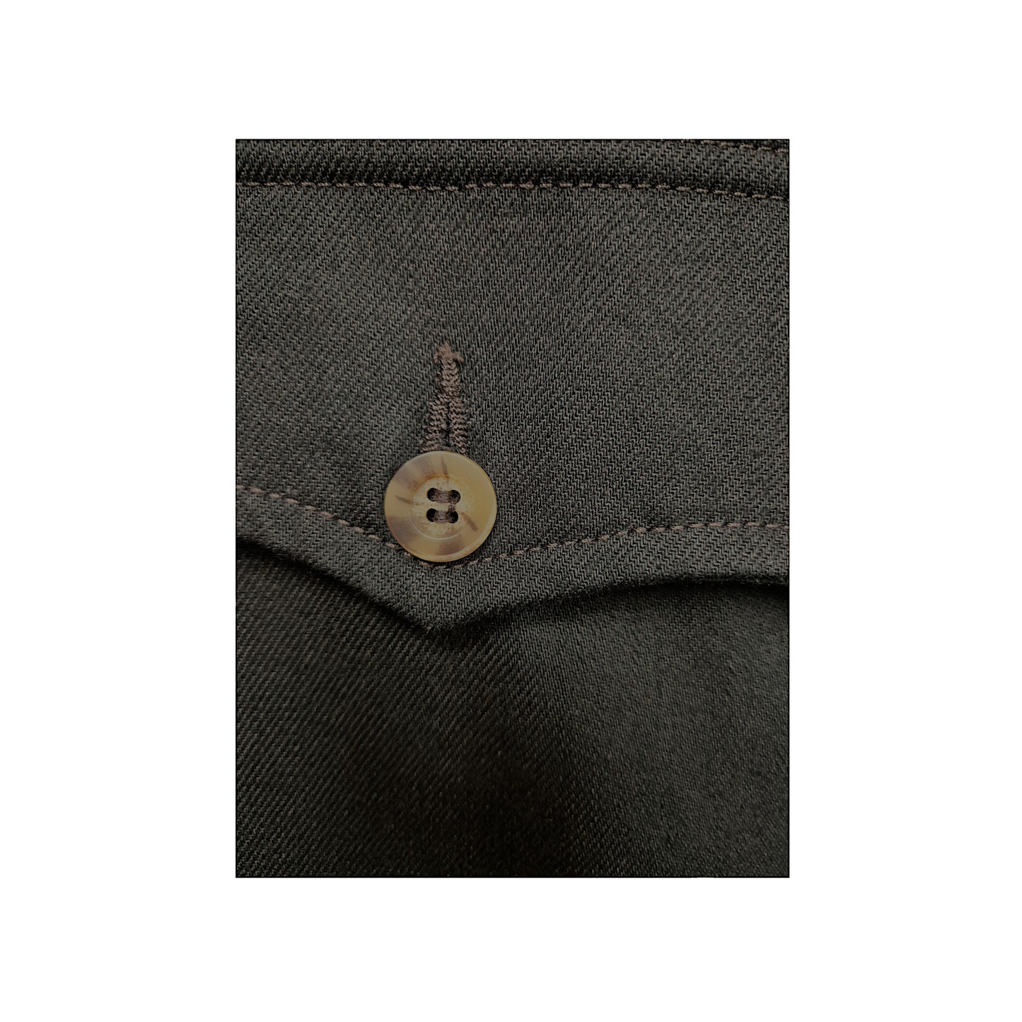 Dark Chocolate Brown Over Denim button Shirt